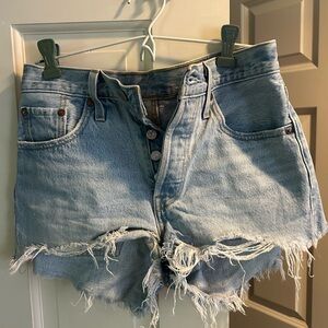 Levi’s blue Denim shorts